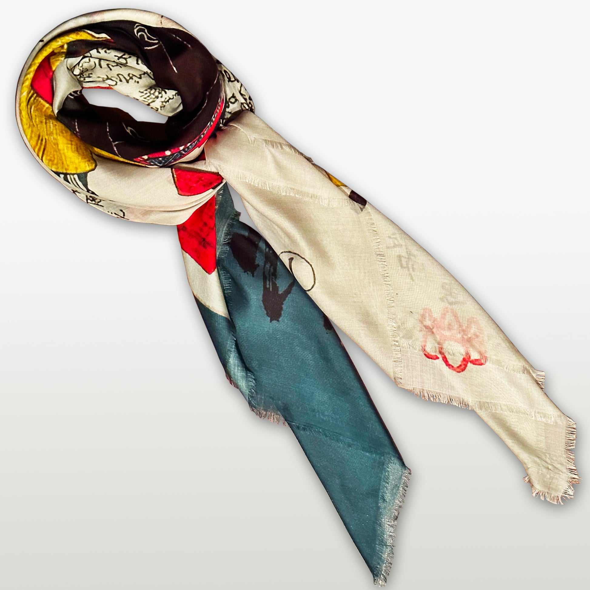 Hojo Masako Samurai Silk/Modal Scarf - Dead Queens