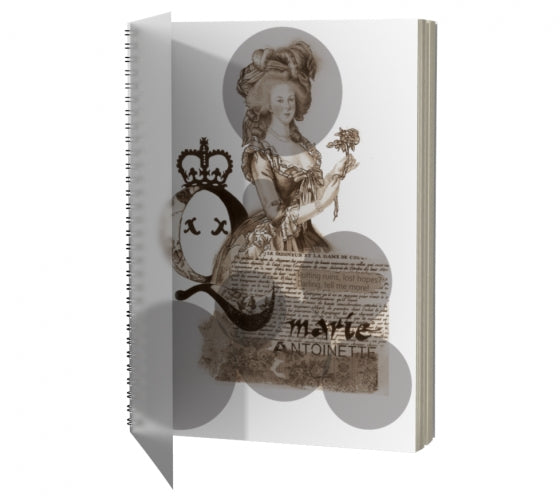 Marie Antoinette Spiral Notebook
