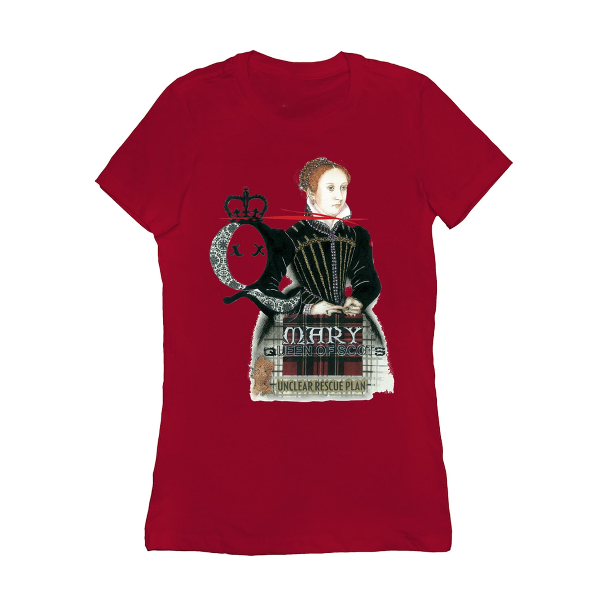 Mary Queen of Scots T-Shirt-Red