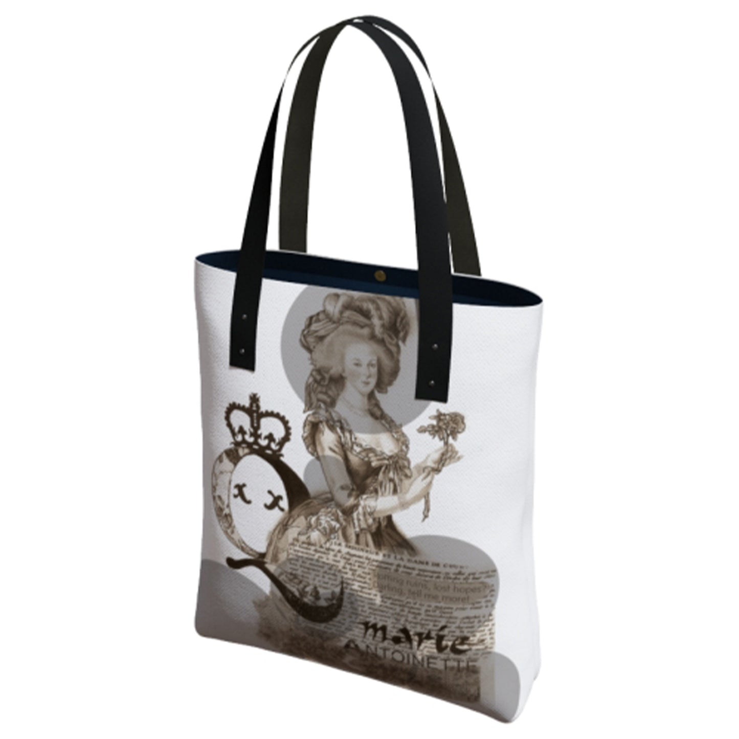 Marie Antoinette Cotton Canvas Tote Bag - Dead Queens