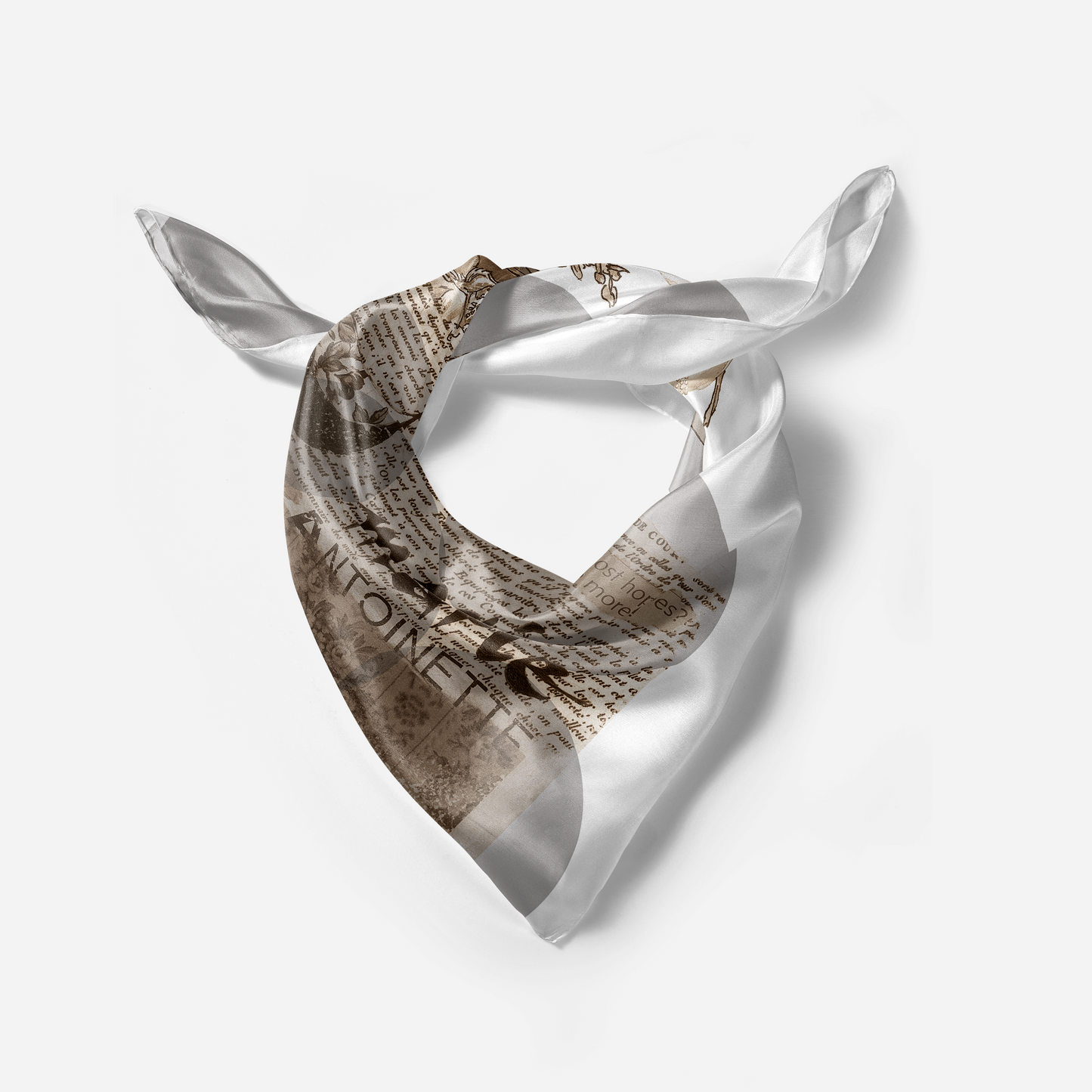 Marie Antoinette 100% Silk Square Scarf