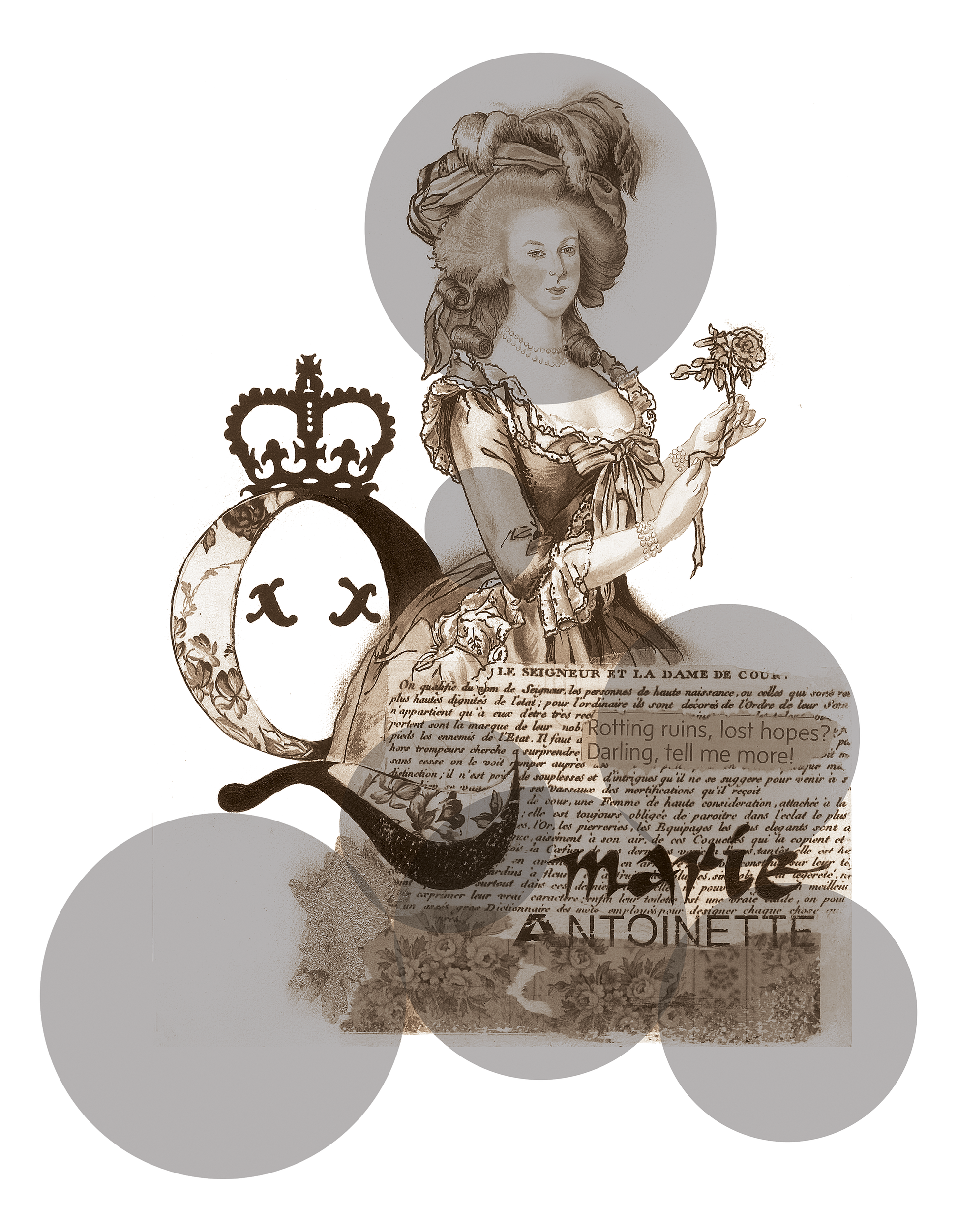 Marie Antoinette Racerback Tank Top