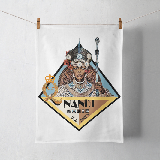 Zulu Queen Nandi Tea Towel