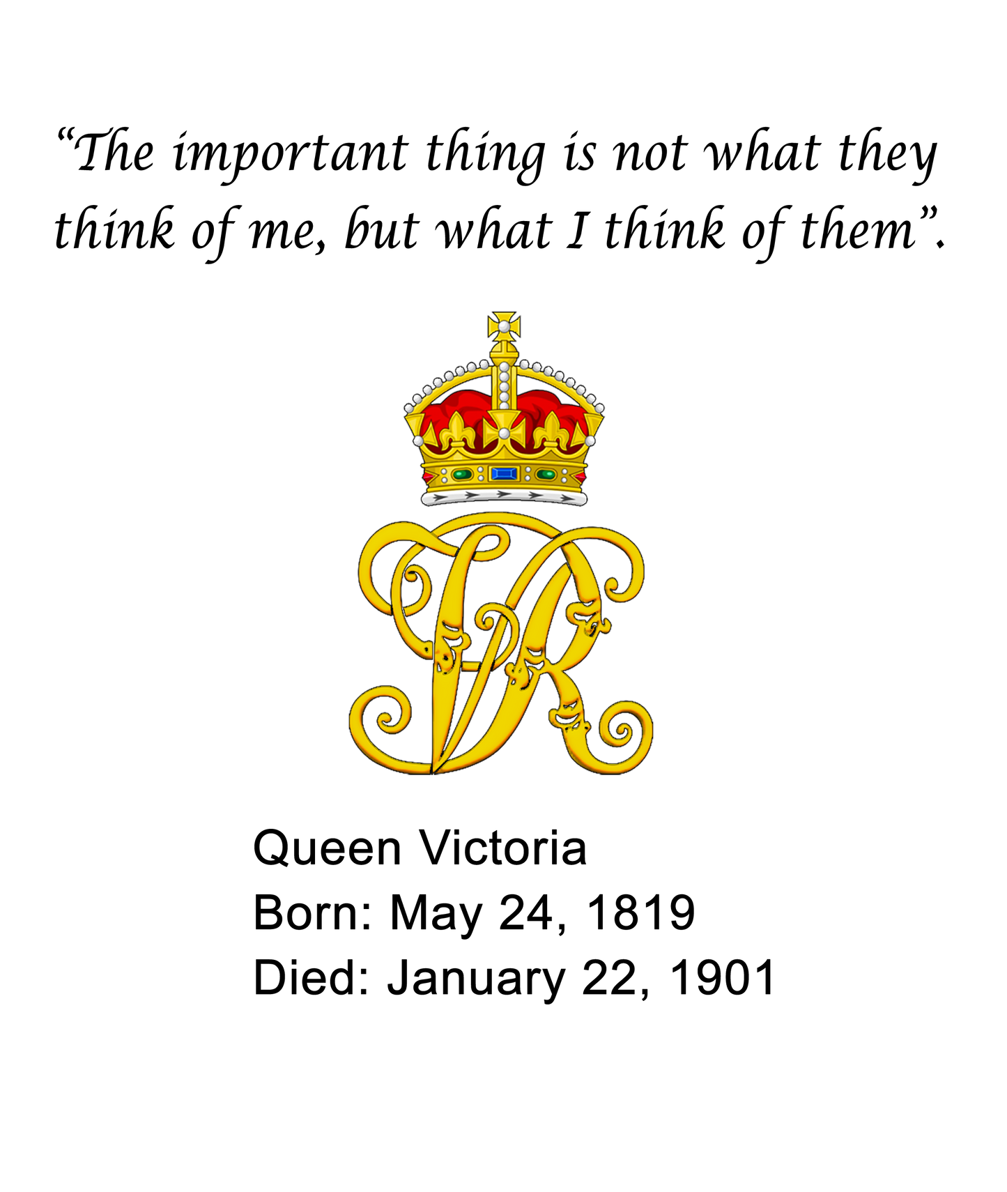 Queen Victoria Sweatshirt - Navy