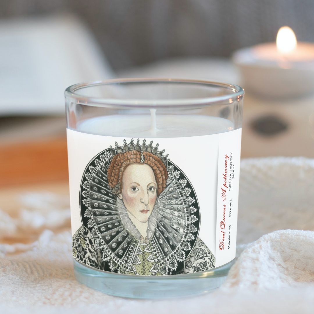 Queen Elizabeth I English Rose Candle