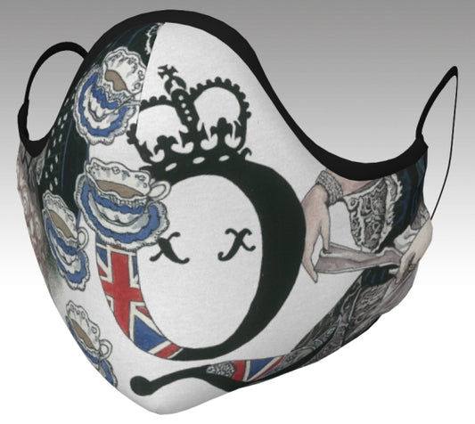 Queen Victoria Tea Cup Safe Style Face Mask