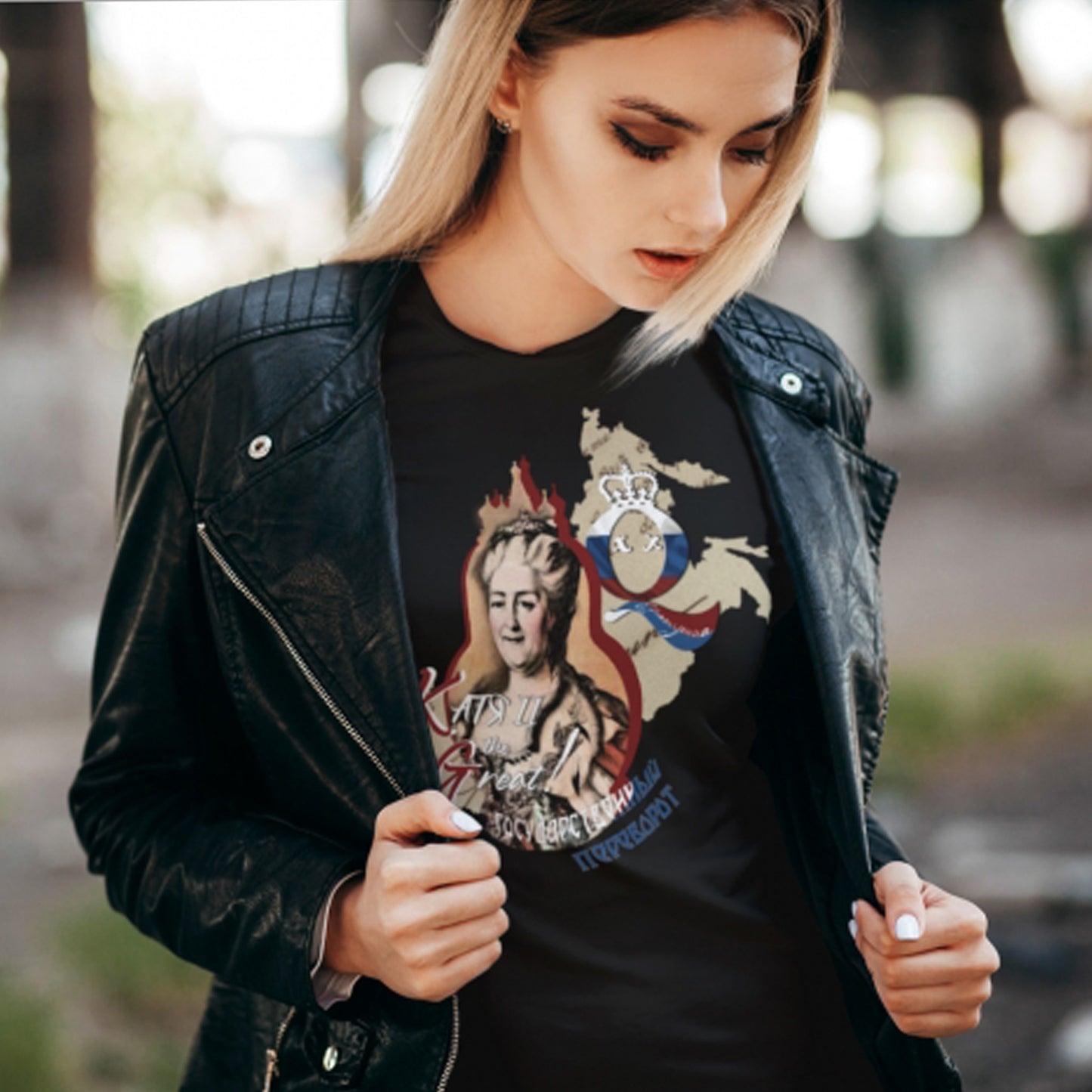 Catherine The Great Crew Neck T-Shirt