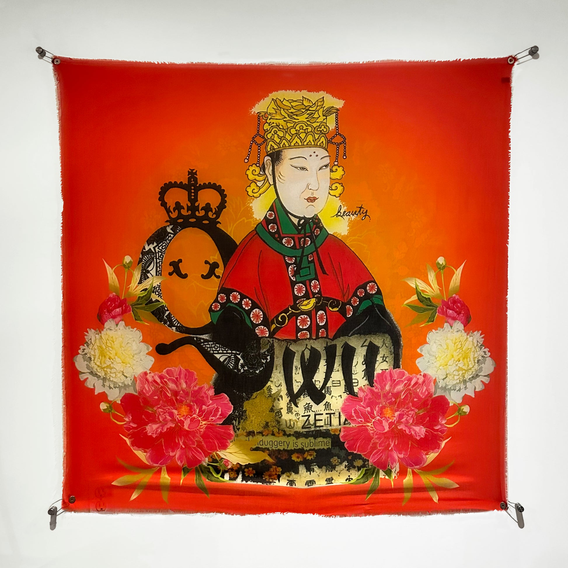 Empress Wu Silk/Modal Scarf Wallhanging - Dead Queens