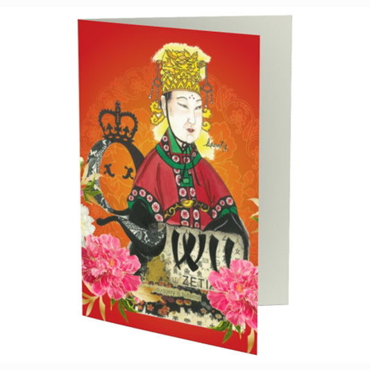 Empress Wu Art Greeting Card