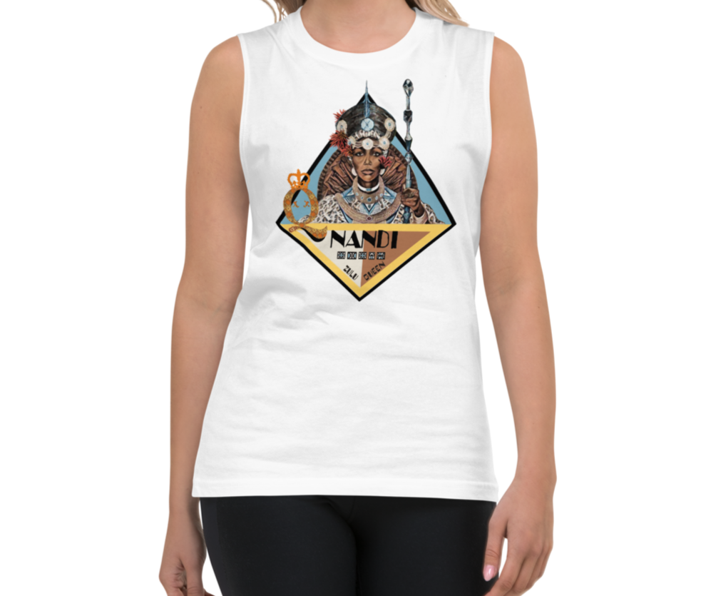Zulu Queen Nandi Muscle Tank Top