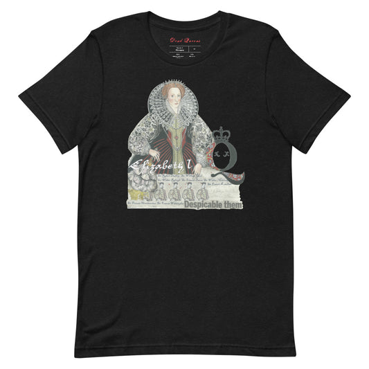 Queen Elizabeth I Unisex T-Shirt - Black