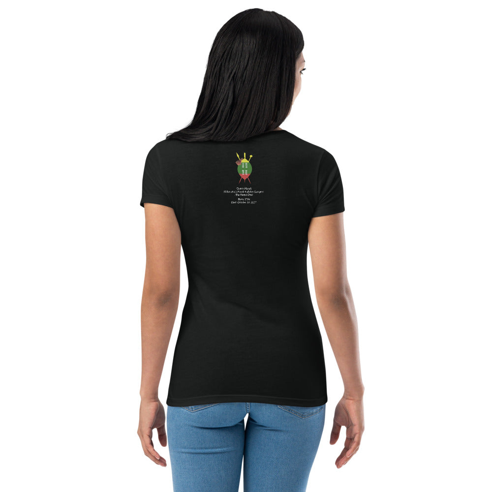 Zulu Queen Nandi Crew Neck T-Shirt - Black