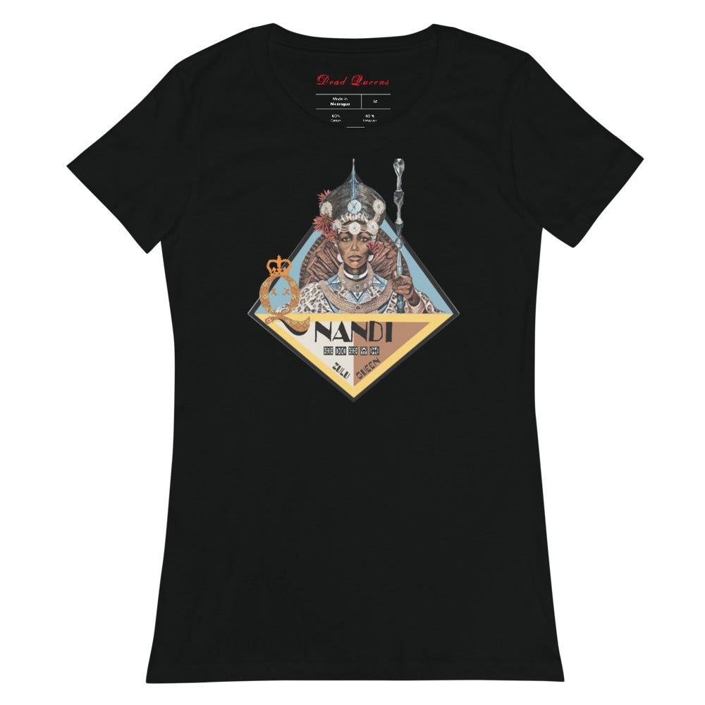 Zulu Queen Nandi Crew Neck T-Shirt - Black