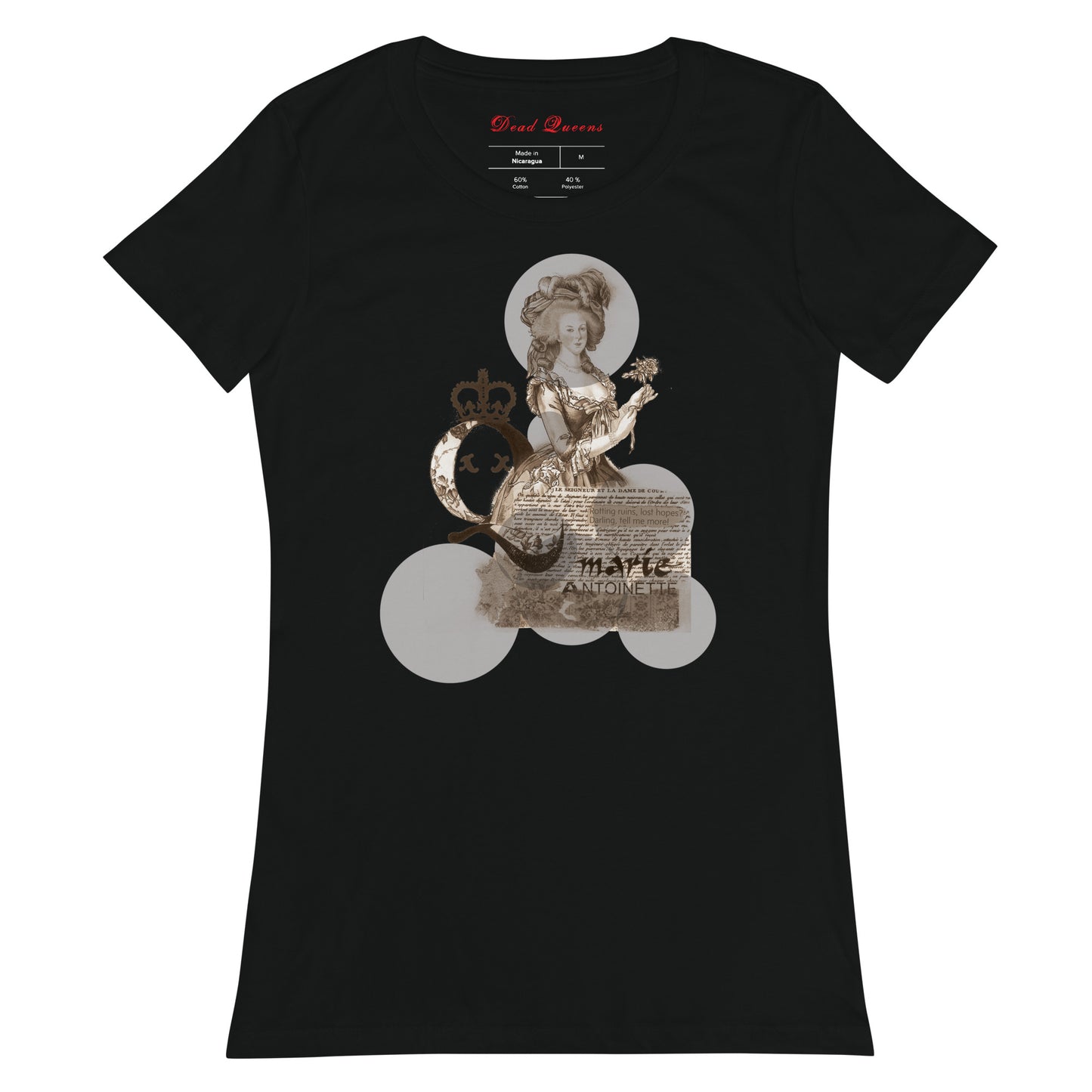 Marie Antoinette Crew Neck T-Shirt-3