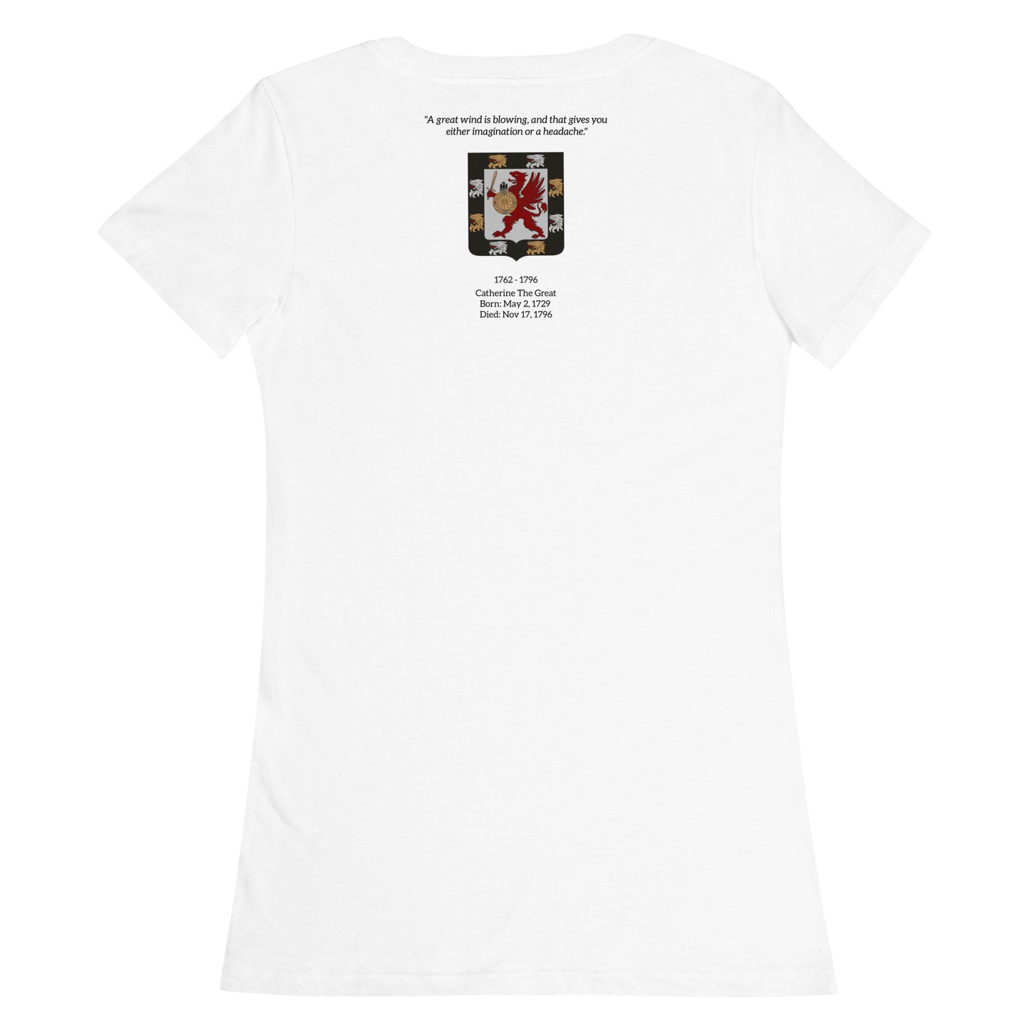 Catherine The Great Crew Neck T-Shirt