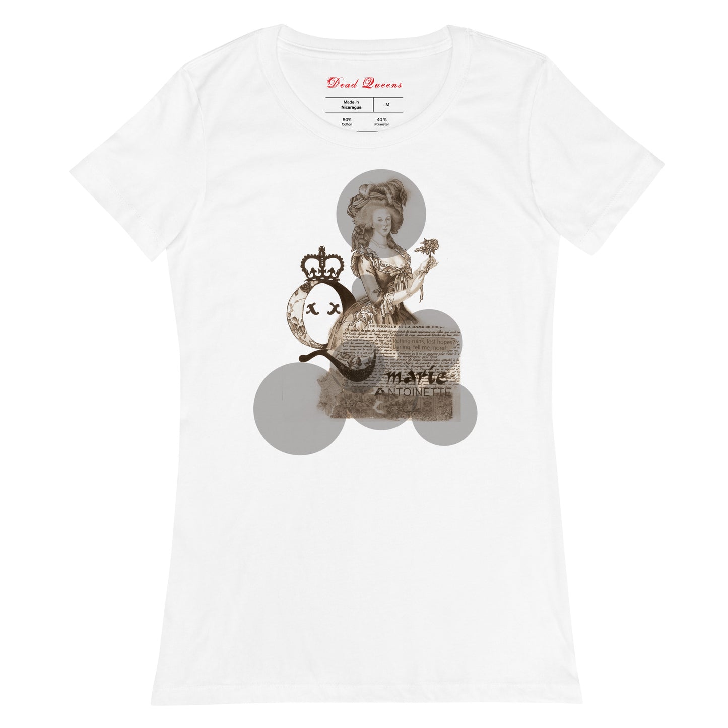 Marie Antoinette Crew Neck T-Shirt-2